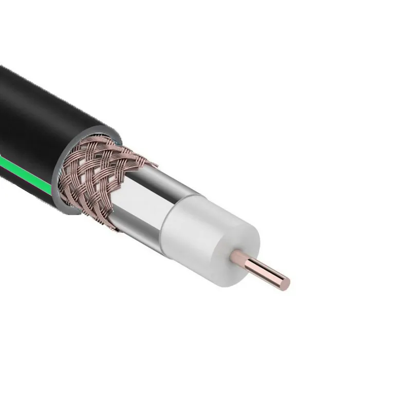 RG-6 черный Фото кабеля RG-6 морозостойкий черный